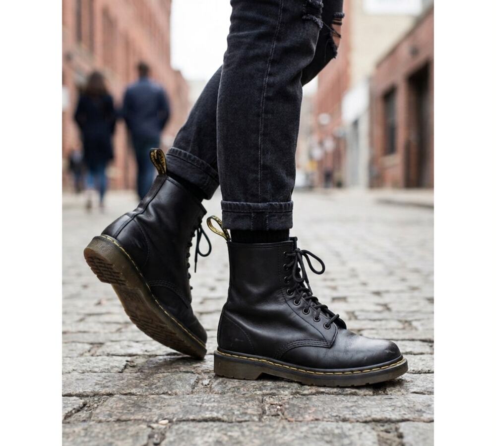 Dr. Martens Vintage 1460 Made in England  Leather Boots UK 3 US W 5 M 4 Unisex
